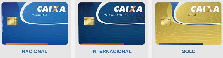 Cartão de Crédito Caixa Econômica Federal Nacional, Internacional e
