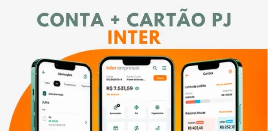 Conta digital Inter + Cartão PJ zero tarifas: Abertura e solicitação online!