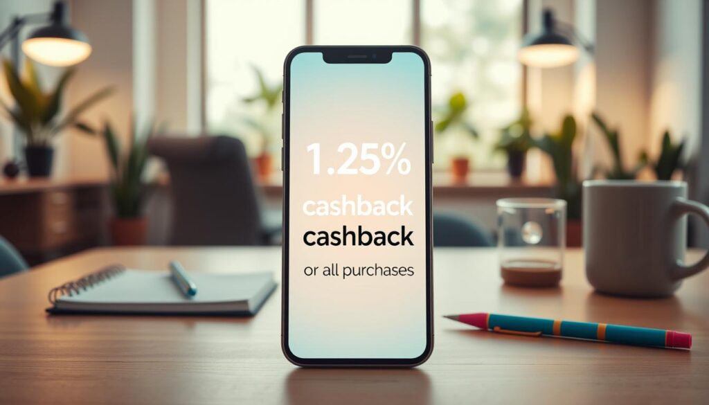 1,25 cashback todas compras