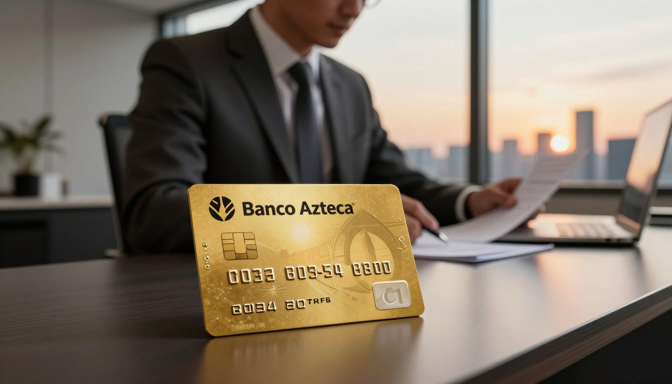 Cartão Gold do Banco Azteca