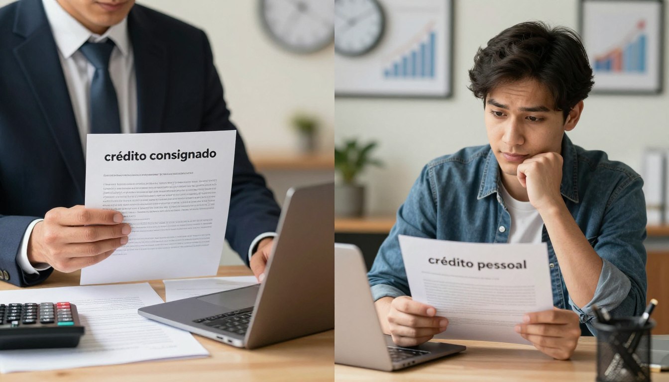 crédito consignado e pessoal