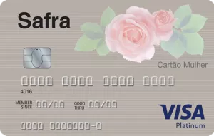 Cartao De Credito Safra Visa Platinum Mulher