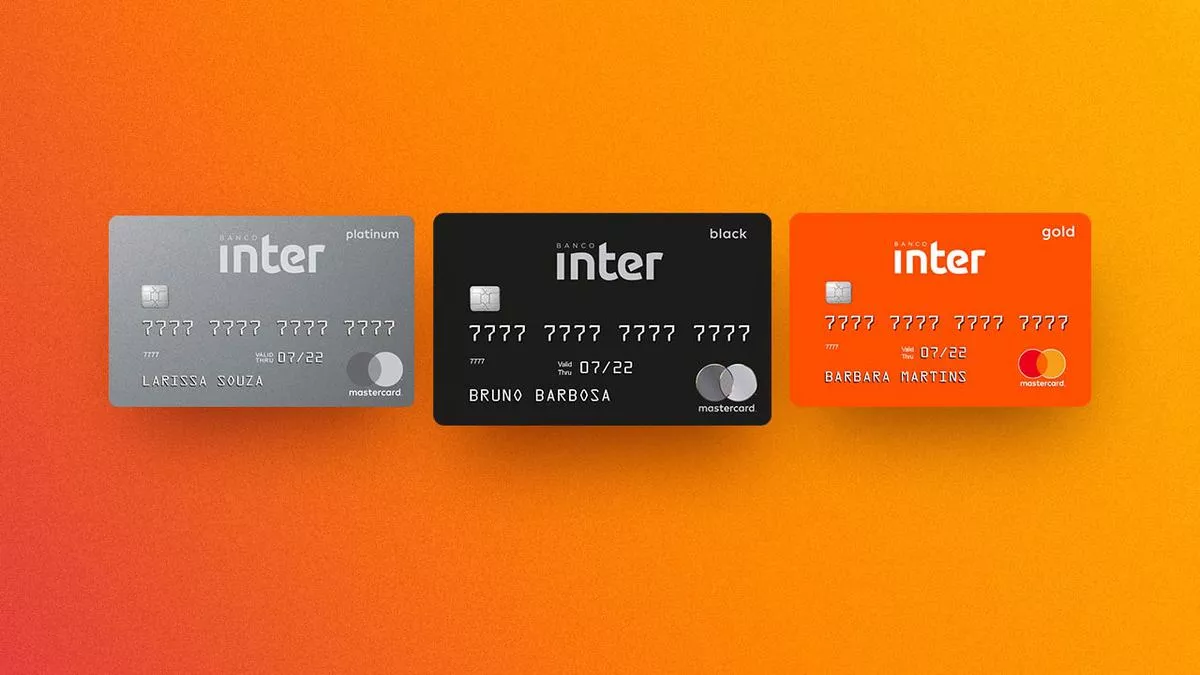 Cartão de crédito Inter Internacional Sem anuidade, com serviços ilimitados e gratuitos