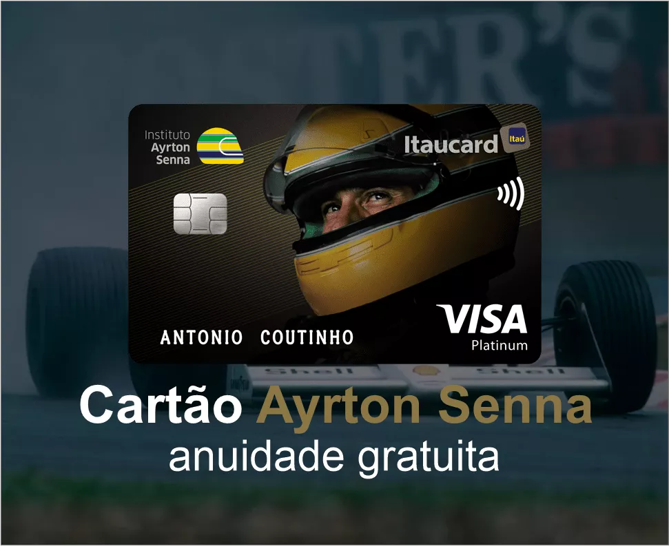 Cartão de crédito Ayrton Senna: Isento de anuidade agora, saiba como solicitar o seu