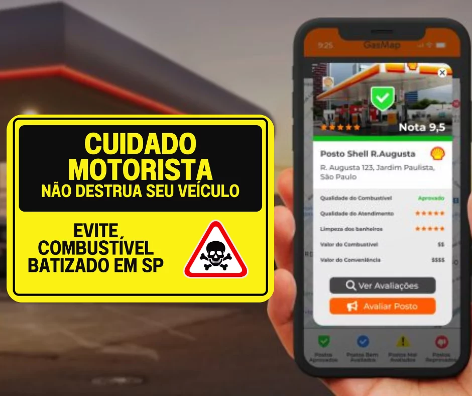 GasMap protege motoristas contra combustível adulterado